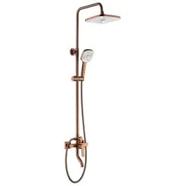 Szuper ajánlat | Rea Argus zuhany készlet fal trópusi zuhany opcióval réz REA-P3001